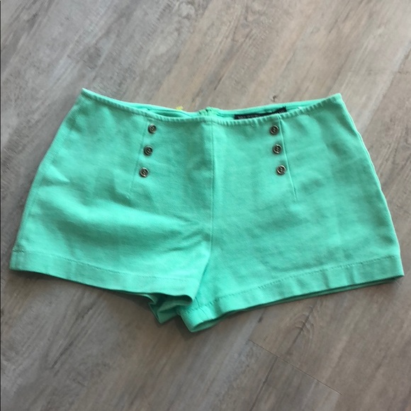 Zara Pants - Zara green shorts